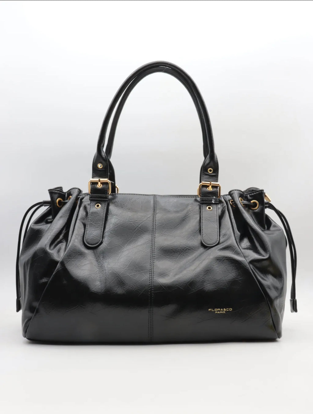 Sac à main noir Iria - Flora & Co Paris